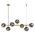 lumen 7 lichts smokey hanglamp in 3 uitvoeringen