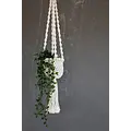 Bazar Bizar De Twisted Macrame Planthanger - Naturel Wit - L