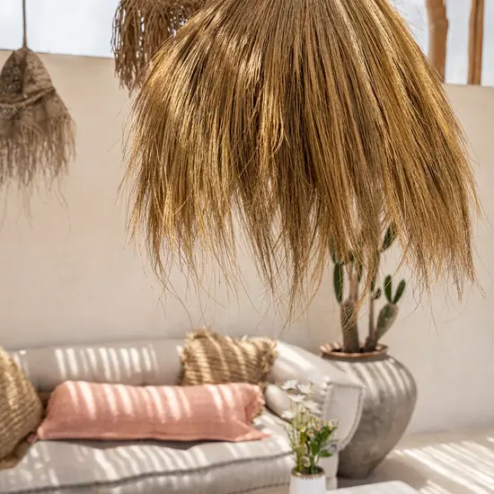 Bazar Bizar De Rayung Hut Hanglamp - Naturel - L
