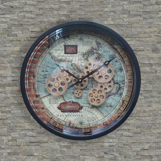 Goods Wandklok met radaren  Ø46cm Boaz