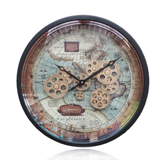 Goods Wandklok met radaren  Ø46cm Boaz