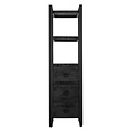 Benoa Britt 3 Drawer Bookshelf Black 55
