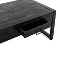 Benoa Britt 2 Drawer Coffee Table Black 120