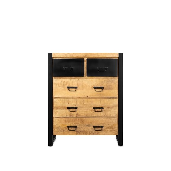 Benoa Bas 5 Drawer Chest 90
