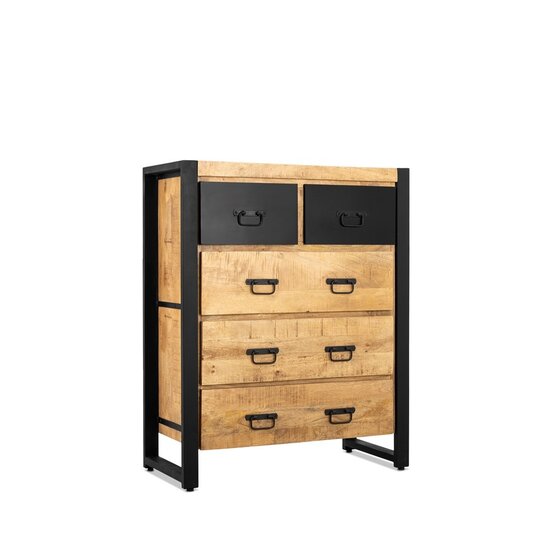 Benoa Bas 5 Drawer Chest 90