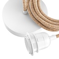 Hoopzi Lampfitting voor Plafond - Naturel Wit - 1 Fitting