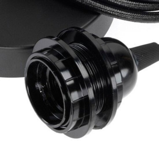 Hoopzi Lampfitting voor Plafond - Zwart - 1 Fitting