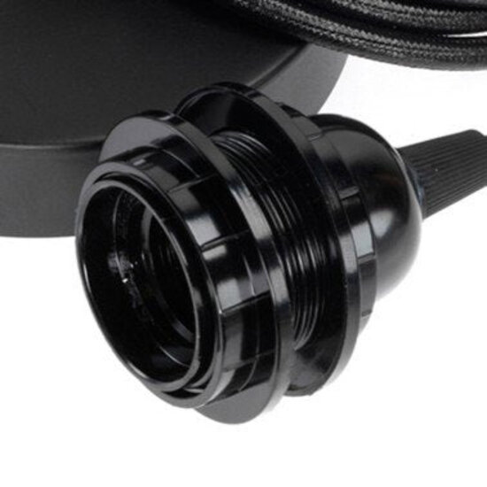 Hoopzi Lampfitting voor Plafond - Zwart - 1 Fitting