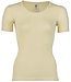 ENGEL Wol zijde dames shirt met korte mouw NATUREL wollen ondergoed