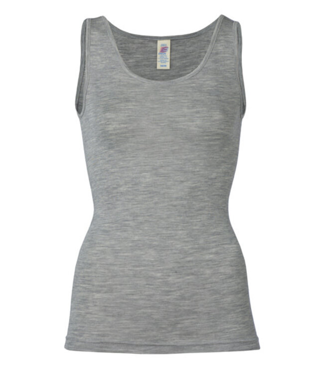 ENGEL Wol zijde HEMD dames GRIJS wollen ondergoed