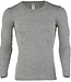 ENGEL Wol zijde LONGSLEEVE HEREN wollen ondergoed GRIJS