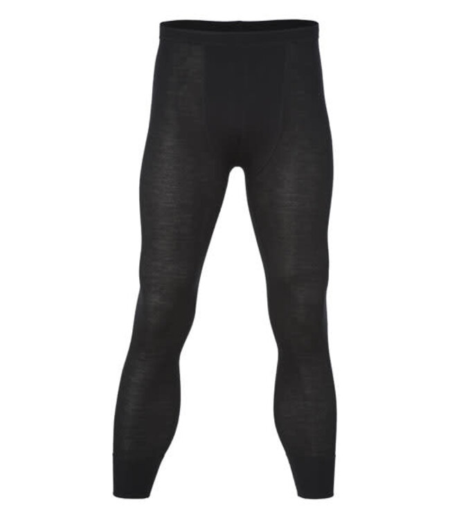 ENGEL NATUR longjohn van wol zijde heren ZWART