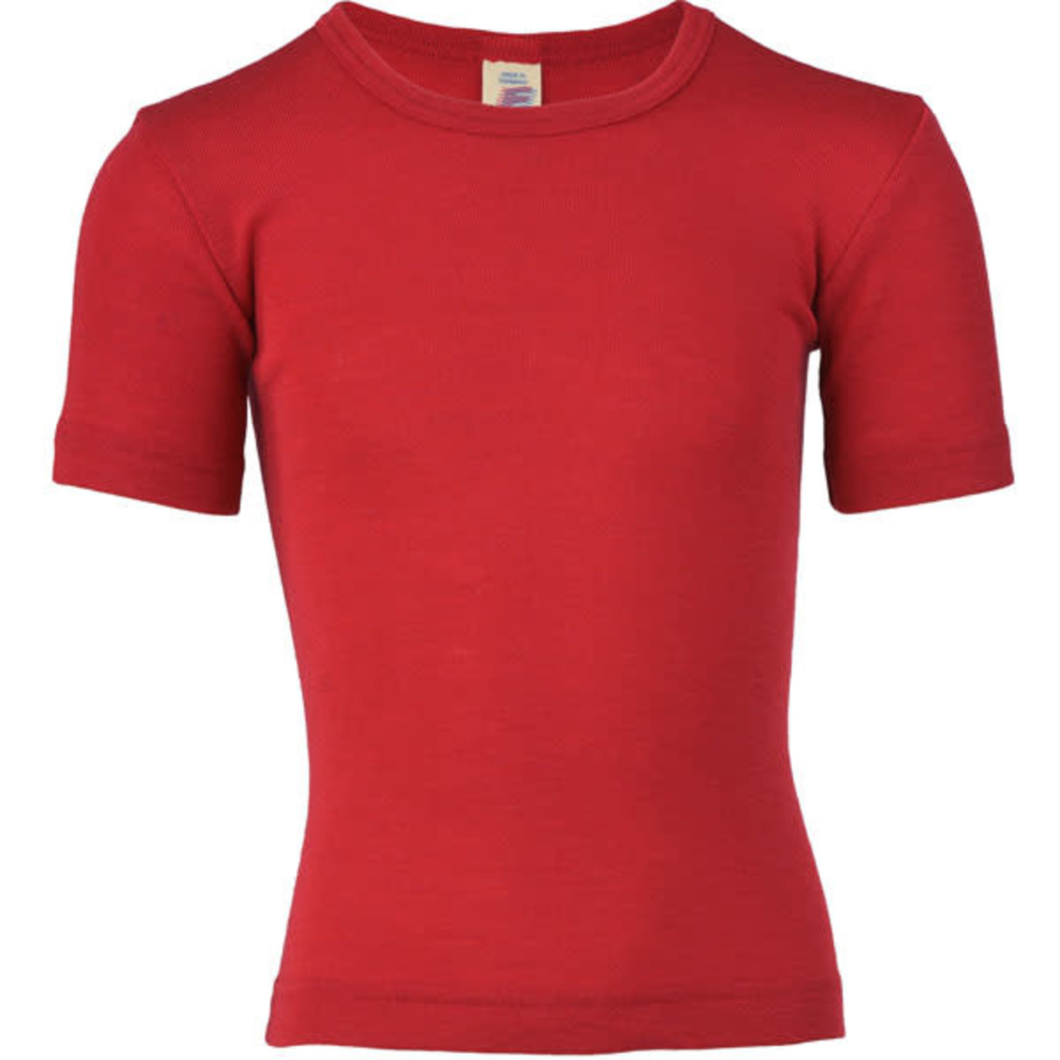 Wrok Elasticiteit ei Engel Natur - shirt korte mouw wol zijde kind * rood * | Natur-el - Natur-el