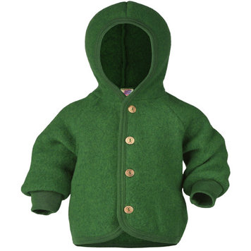 Engel Natur Slofjes wolfleece grijs - biologische merino wol - Baby Natura