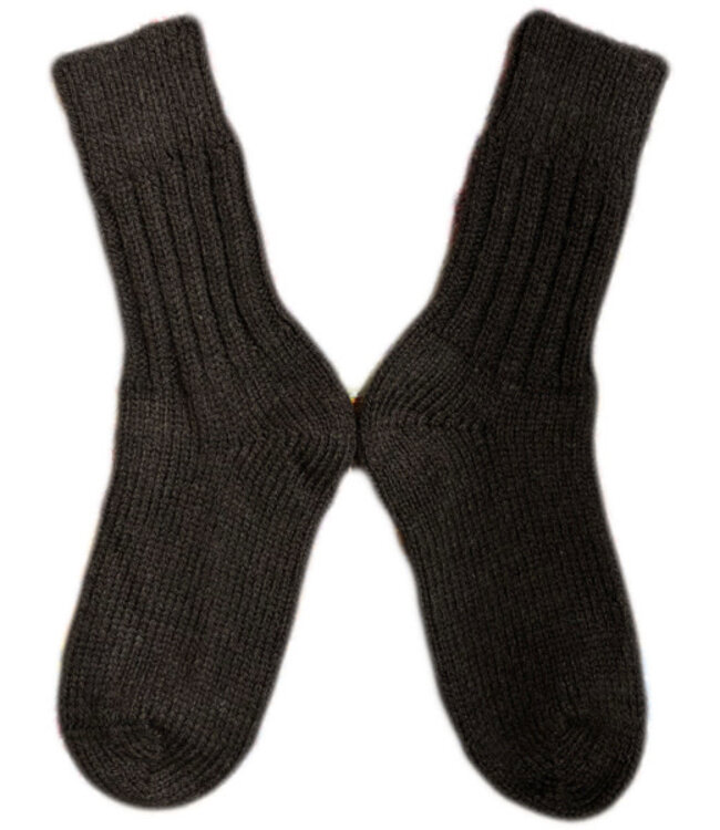 Hirsch Natur wollen sokken effen DIK BRUIN 191 45