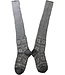 HIRSCH NATUR wollen Noorse KNIEKOUSEN grijs wit 430 39