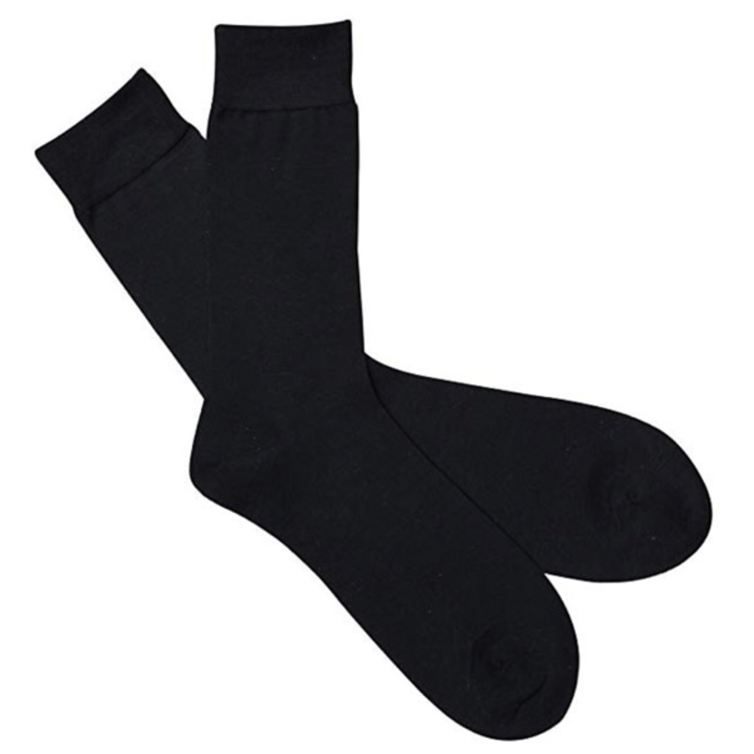 Hirsch natur zijden sokken van zijde effen * Zwart* | Natur-el - Natur-el