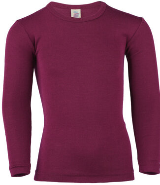 Engel ENGEL longsleeve van wol zijde EFFEN ORCHIDEE kind