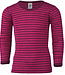 Engel ENGEL longsleeve wol zijde kind GESTREEPT framboos orchidee