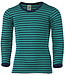 ENGEL longsleeve wol zijde kind GESTREEPT IJsblauw marine
