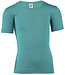 Engel ENGEL shirt korte mouw wol zijde kind IJSVOGEL effen