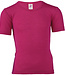 Engel ENGEL shirt korte mouw wol zijde kind FRAMBOOS effen