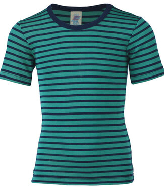 Engel ENGEL shirt korte mouw wol zijde kind GESTREEPT IJsvogel marine