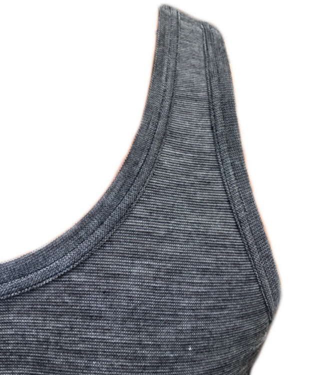 Hocosa hemd wol zijde heren * Grijs *