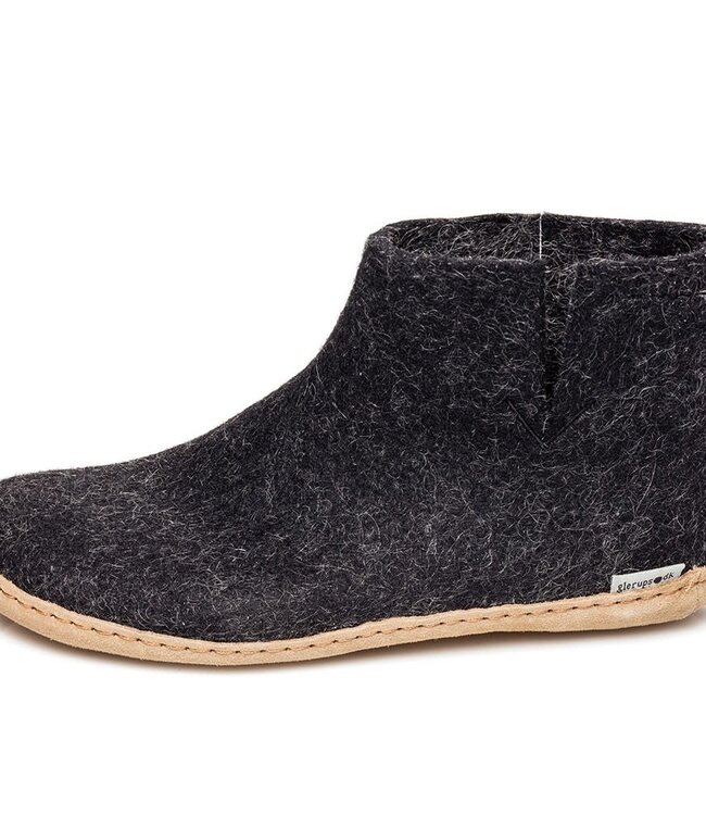 GLERUPS wollen sloffen pantoffels LAARS CHARCOAL