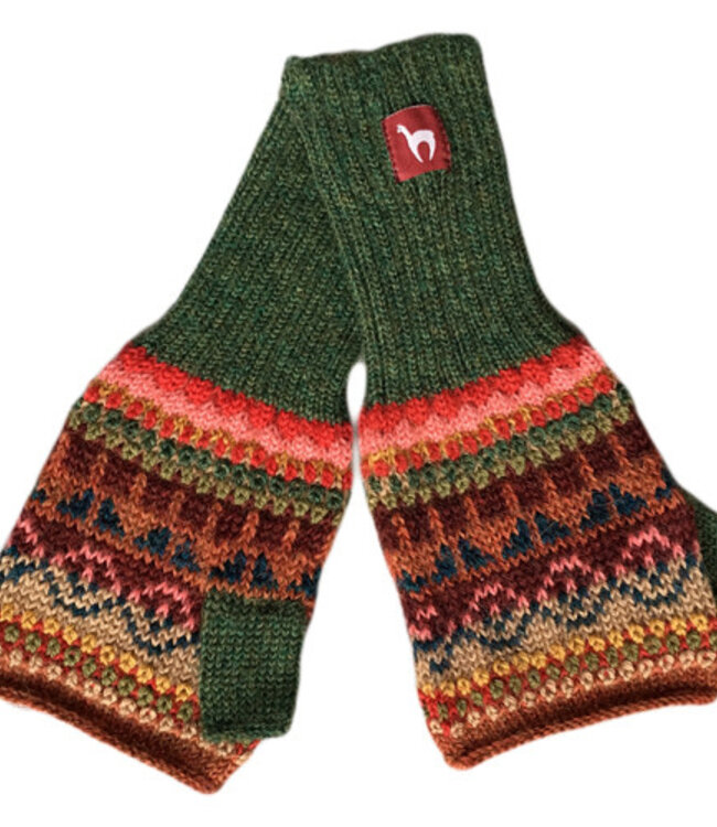 APU KUNTUR polswarmers van 100% baby alpaka alpaca