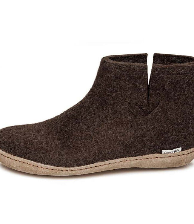 GLERUPS wollen sloffen pantoffels LAARS BRUIN
