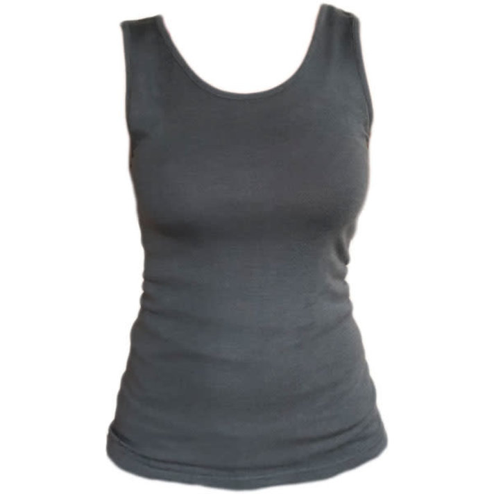 Cosilana, Damesonderhemd met lange mouwen, 70% wol, 30% zijde, zwart, 48-50