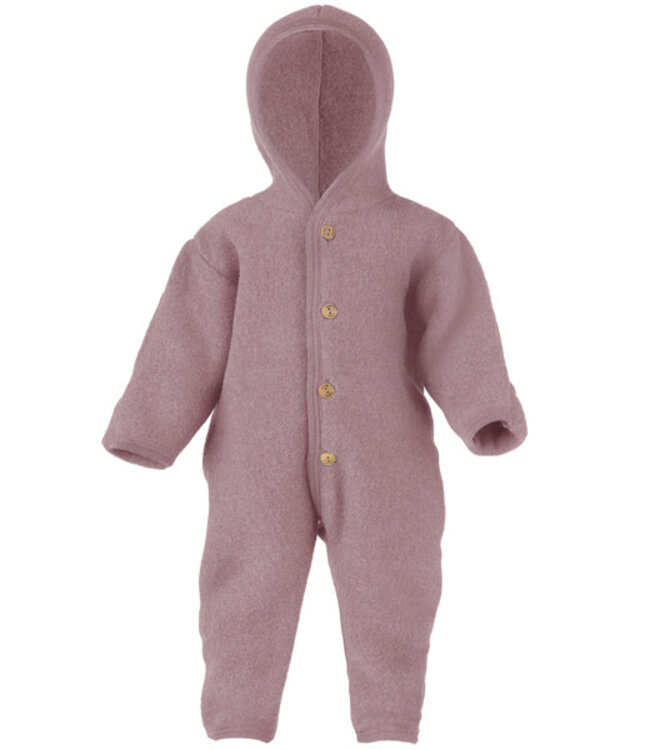 ENGEL NATUR wollen buitenpak baby wolfleece ROSEWOOD