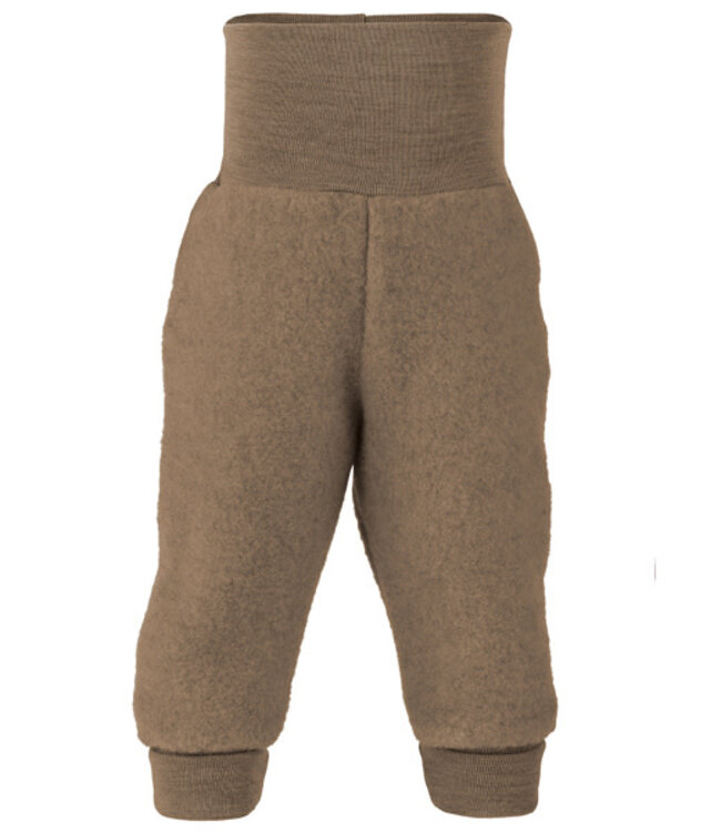 ENGEL NATUR wollen baby broekje wolfleece baby WALNOOT