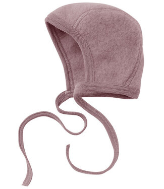 Engel ENGEL NATUR wollen strikmutsje BABY wolfleece ROSEWOOD