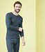 Living crafts - wol zijde longsleeve heren lange mouw * Petrol *