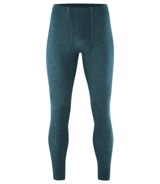 Living Crafts Living crafts - wol zijde longjohn legging heren * Petrol *