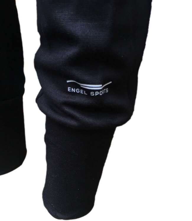 ENGEL NATUR Wol zijde yoga broek dames ZWART 240 gr/m2