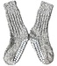 Hirsch Natur wollen sokken ANTISLIP grijs 197 48
