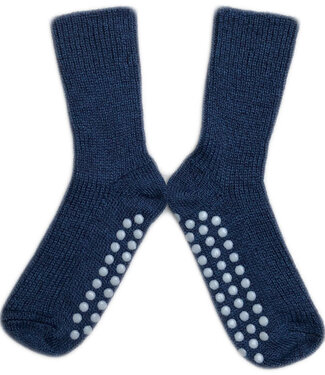 Hirsch Natur Hirsch Natur wollen ANTISLIP sokken kind effen *Jeans 782 27*