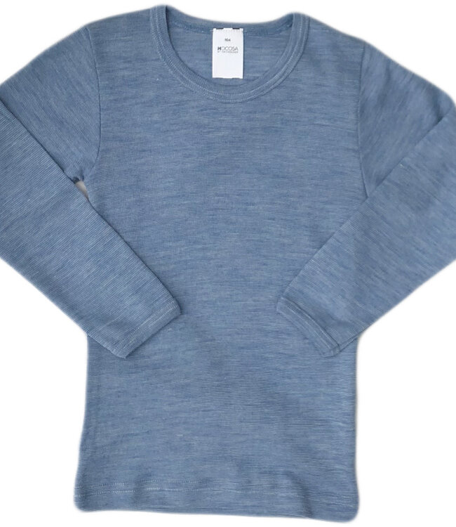 HOCOSA longsleeve biologische wol zijde kind JEANS