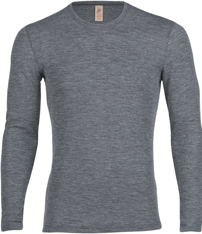 Engel Natur Wollen longsleeve heren LEISTEEN