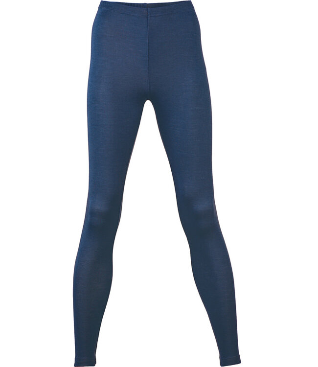 ENGEL Wol zijde legging dames wollen ondergoed NAVY
