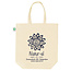 duurzame statement totebag biologisch canvas linnen