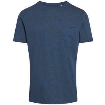 T Shirt Heren V Hals Biologisch Katoen Derek Codovan Alder Natur El Natur El