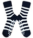 HIRSCH wollen ANTISLIP sokken kind GESTREEPT NAVY NATUREL  015s 70