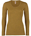 ENGEL Wollen longsleeve dames van biologische wol SAFFRAAN