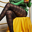 Swedish Stockings Swedish Stockings duurzame panty 20 den * LOTTA check black wine *