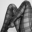 Swedish Stockings duurzame panty 20 den * LOTTA check black wine *