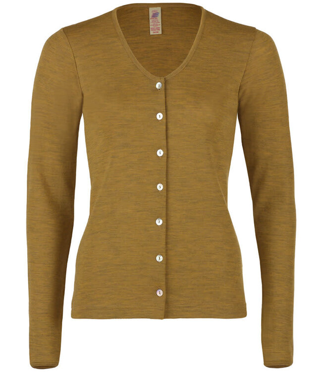 ENGEL puur WOLLEN vestje dames SAFFRAAN biologische wol